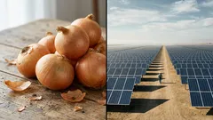 Cibulové slupky mohou chránit solární panely: vědci učinili překvapivý objev